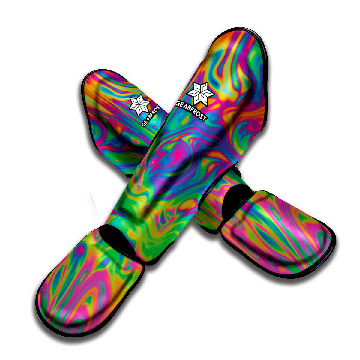 Psychedelic Surface Print Muay Thai Shin Guard