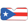 Puerto Rican Flag Print Car Sun Shade