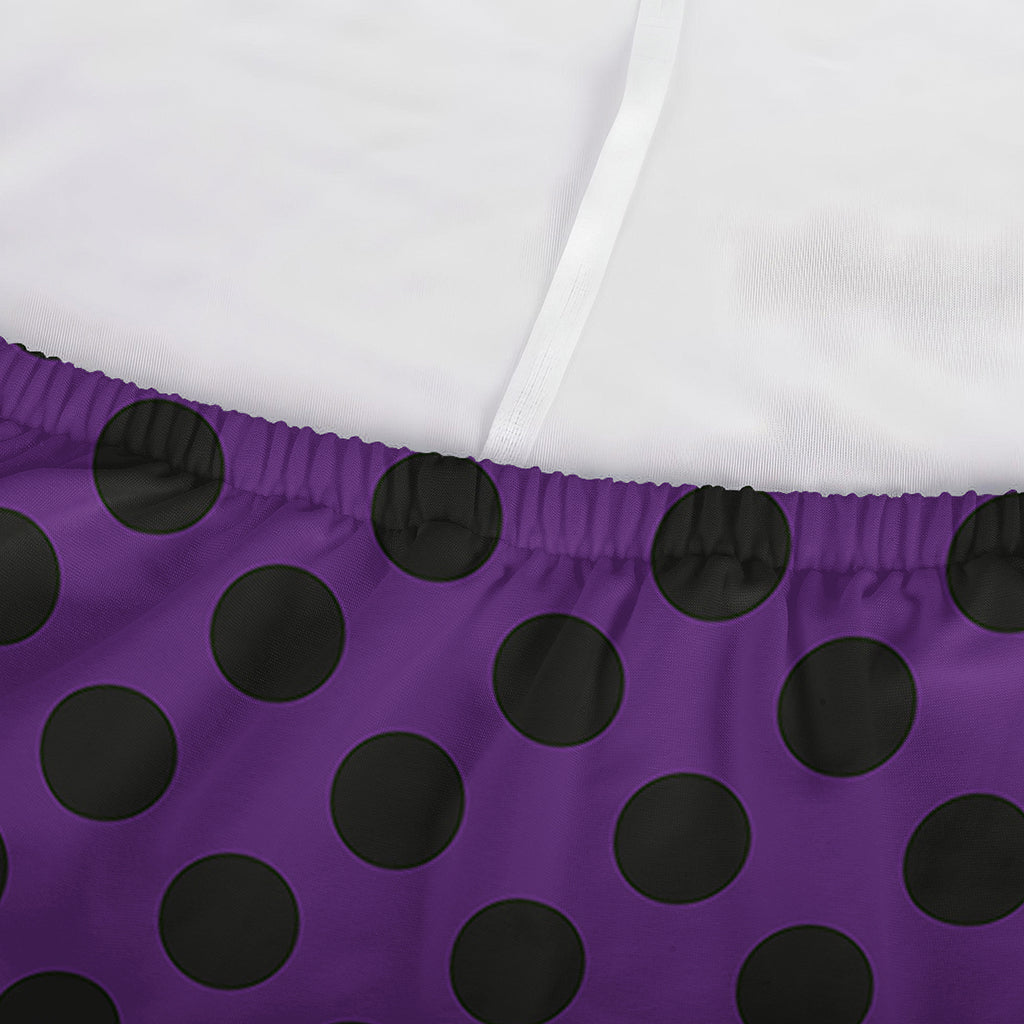 Purple Halloween Pattern Print Sofa Cover