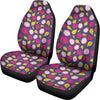 Purple Pitaya Pattern Print Universal Fit Car Seat Covers