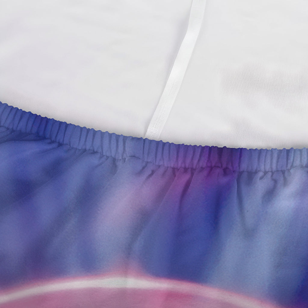 Purple Plasma Ball Print Sofa Cover