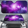Purple Starfield Galaxy Space Print Car Sun Shade GearFrost