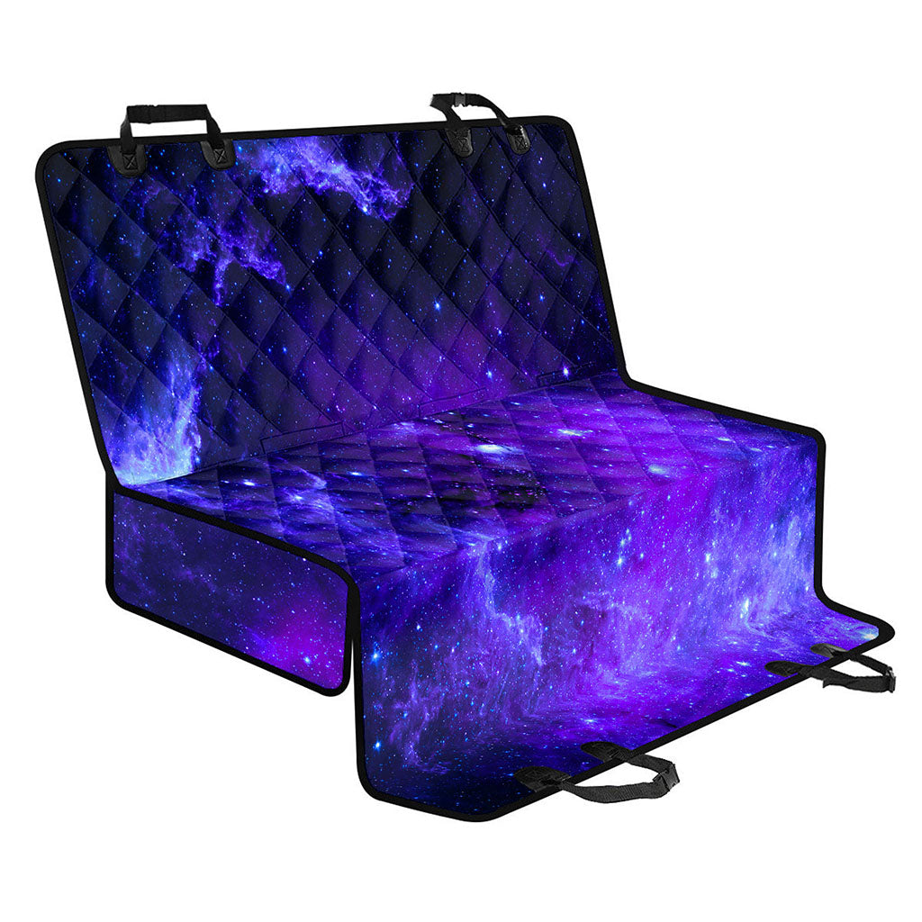 Purple Stars Nebula Galaxy Space Print Pet Car Back Seat Cover