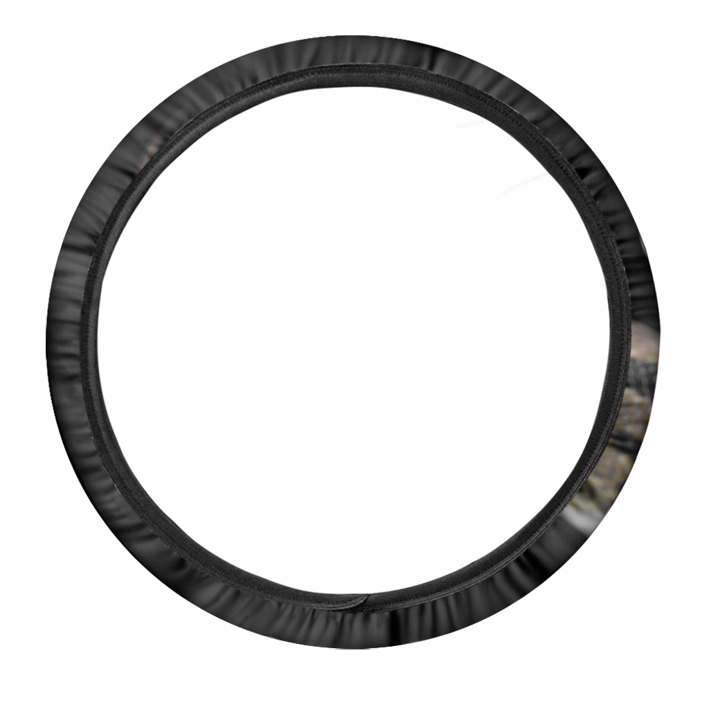 Python Snake Print Car Steering Wheel Cover