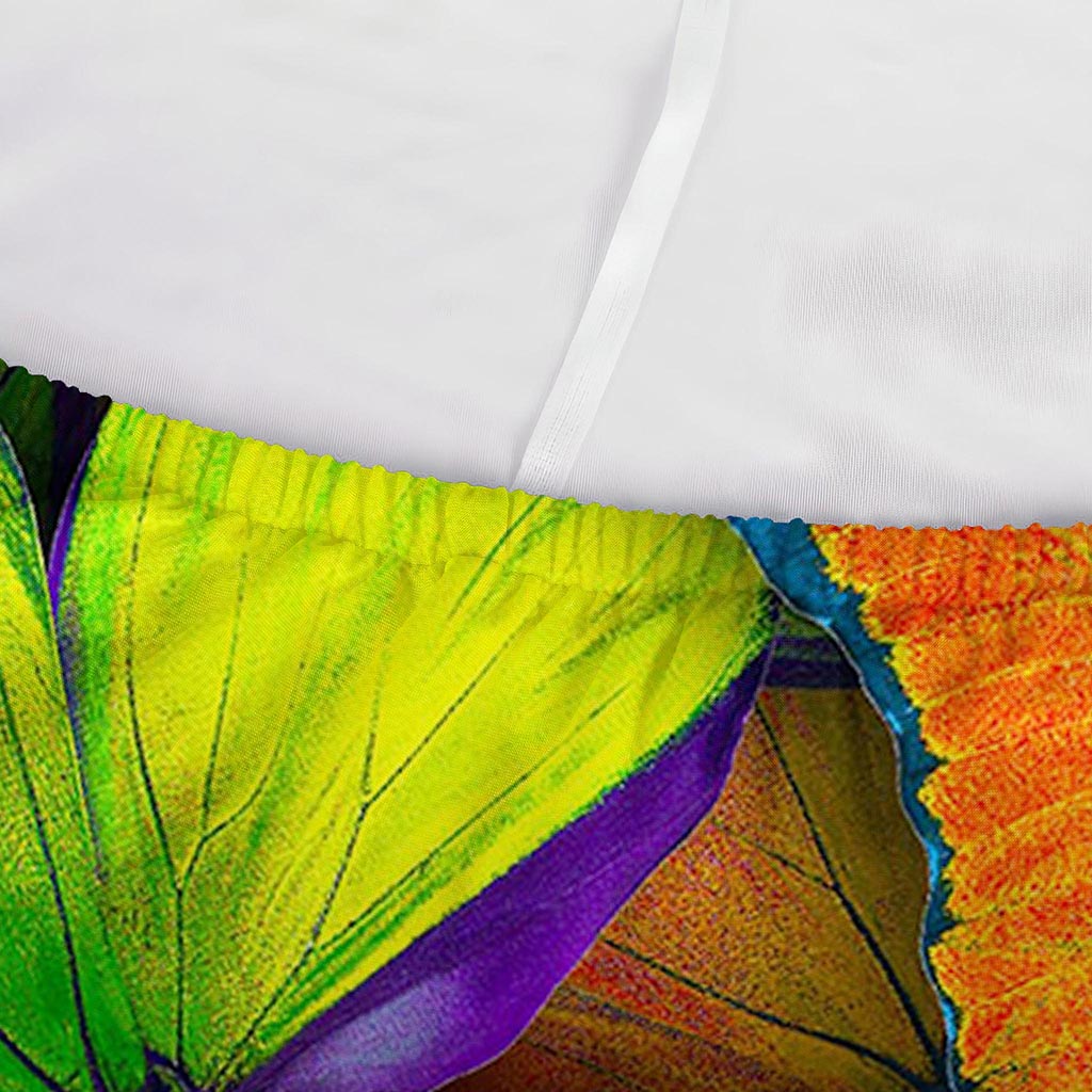 Rainbow Butterfly Pattern Print Sofa Cover