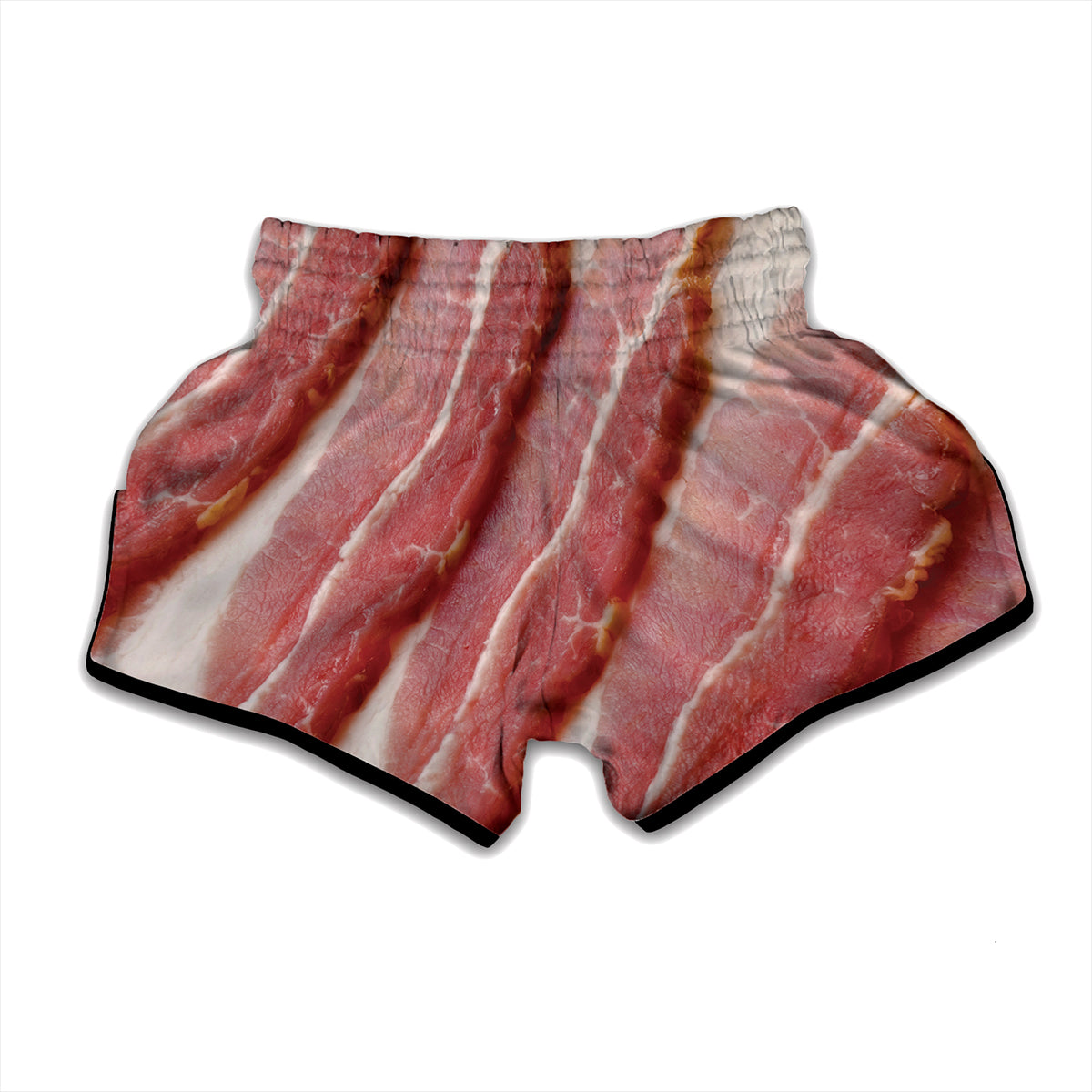 Raw Bacon Print Muay Thai Boxing Shorts