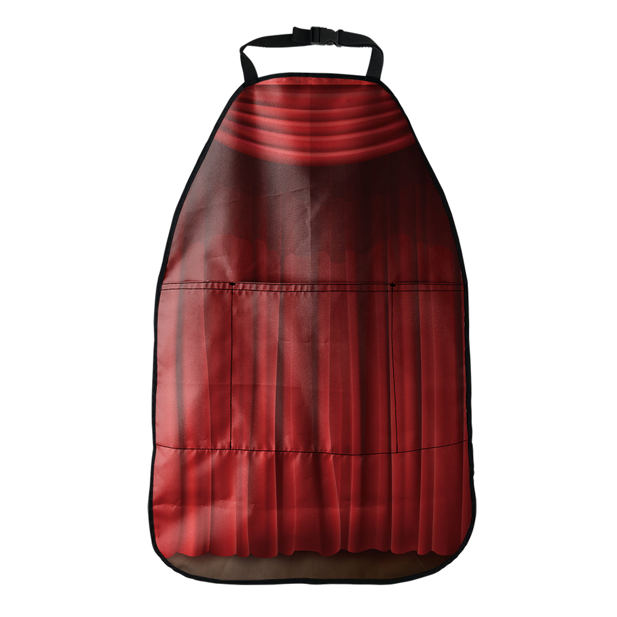 Red Curtain Theater Print Car Seat Organizers