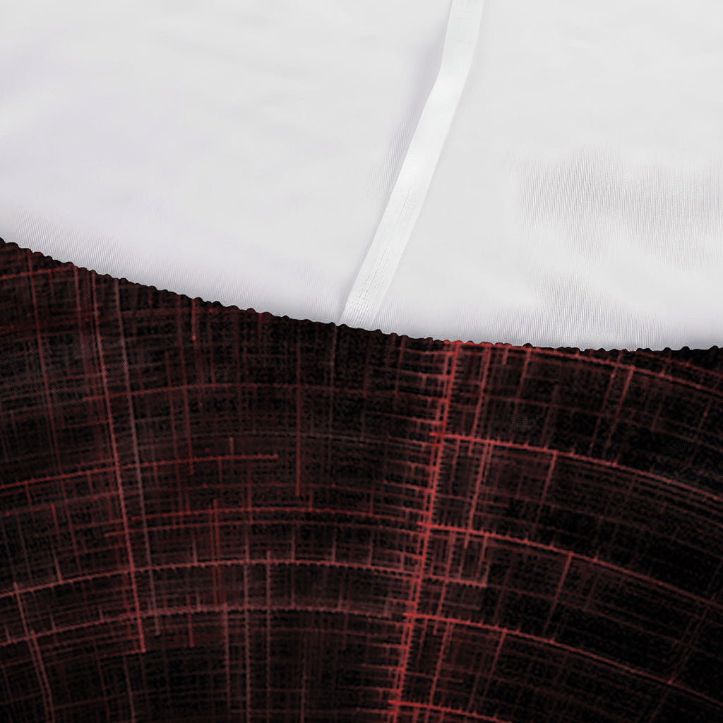 Red Gun Sight Print Sofa Cover