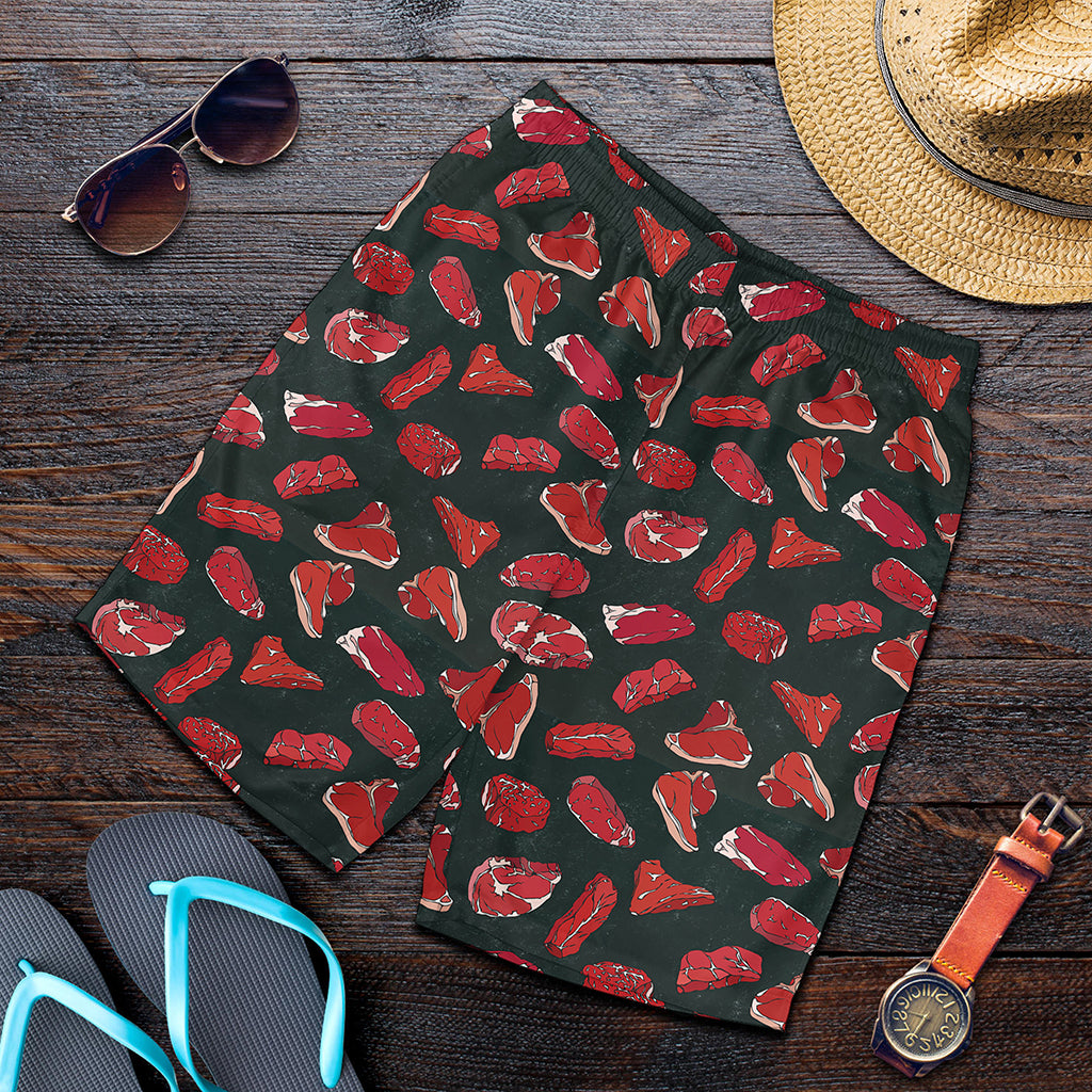 Red Meat Pattern Print Men's Shorts