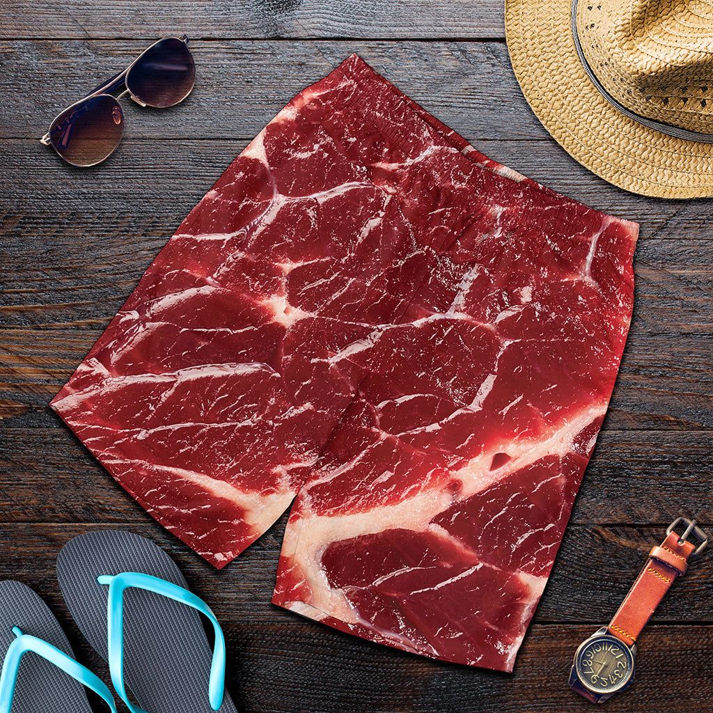 Red Meat Print Men's Shorts