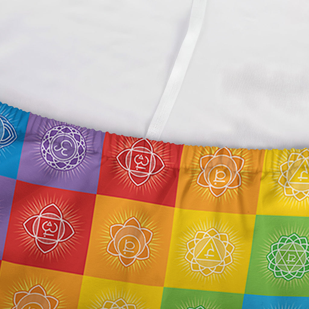 Reiki And The 7 Chakras Pattern Print Sofa Cover