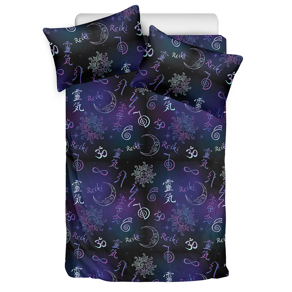 Reiki Energy Pattern Print Duvet Cover Bedding Set