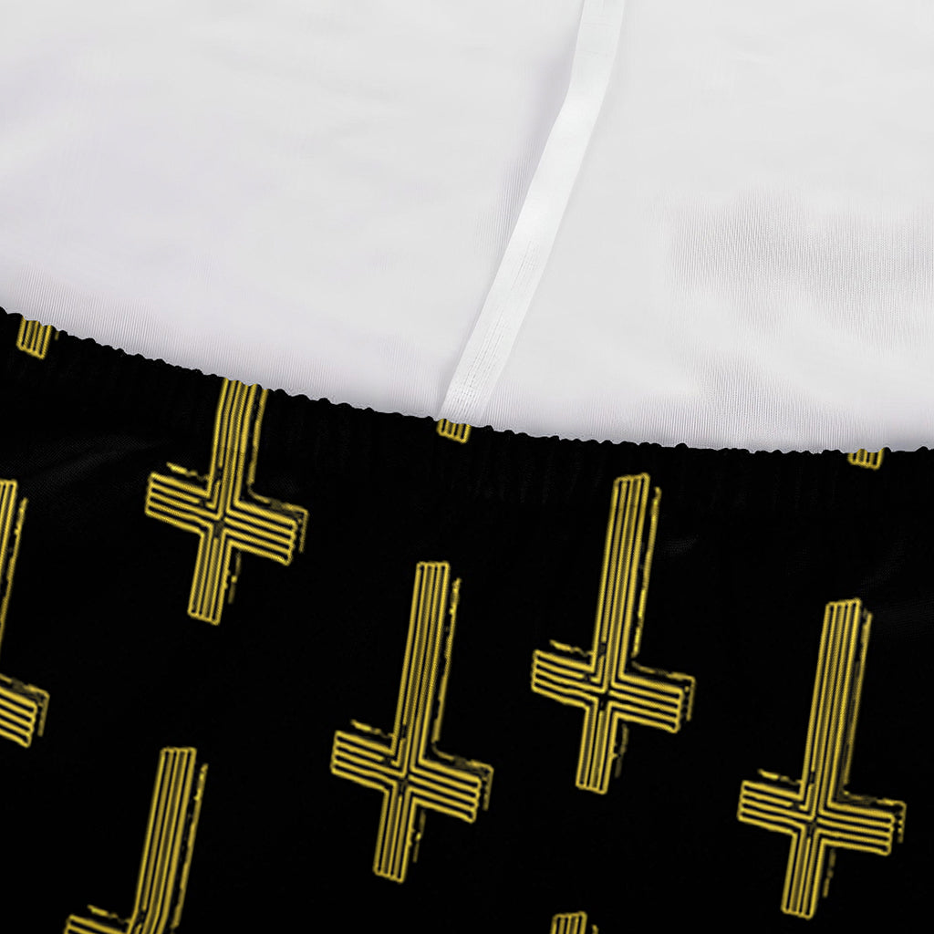 Religious Cross Pattern Print Sofa Cover