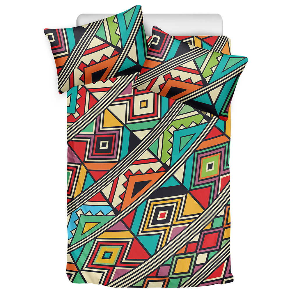 Retro African Ethnic Tribal Print Duvet Cover Bedding Set
