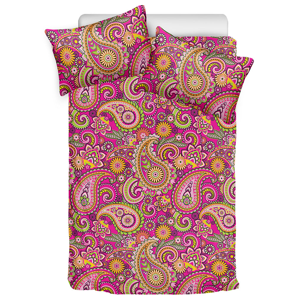 Retro Paisley Pattern Print Duvet Cover Bedding Set