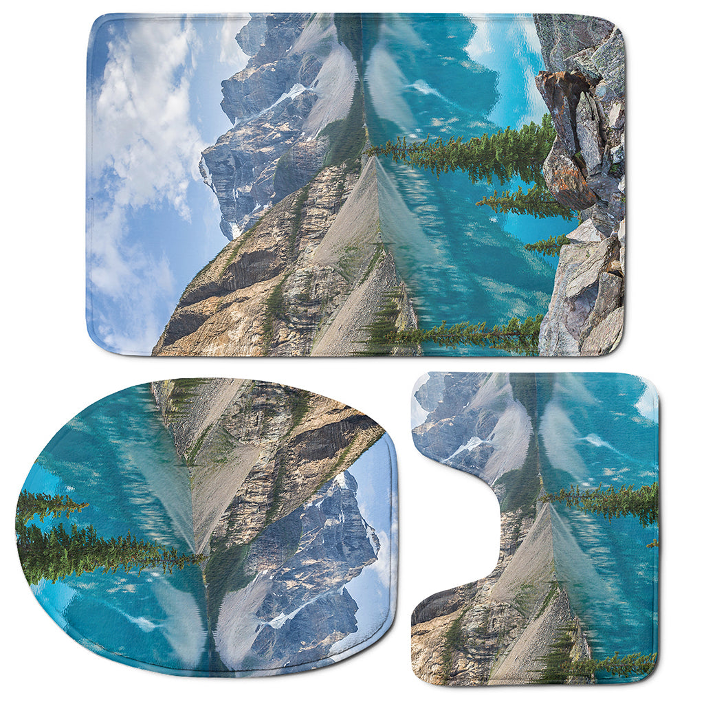 Rocky Mountain Print 3 Piece Bath Mat Set