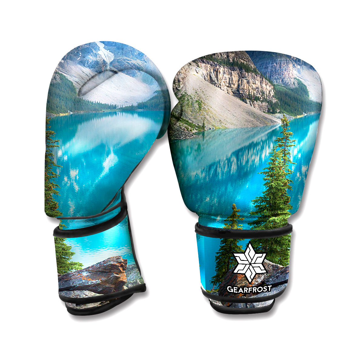 Rocky Mountain Print Boxing Gloves