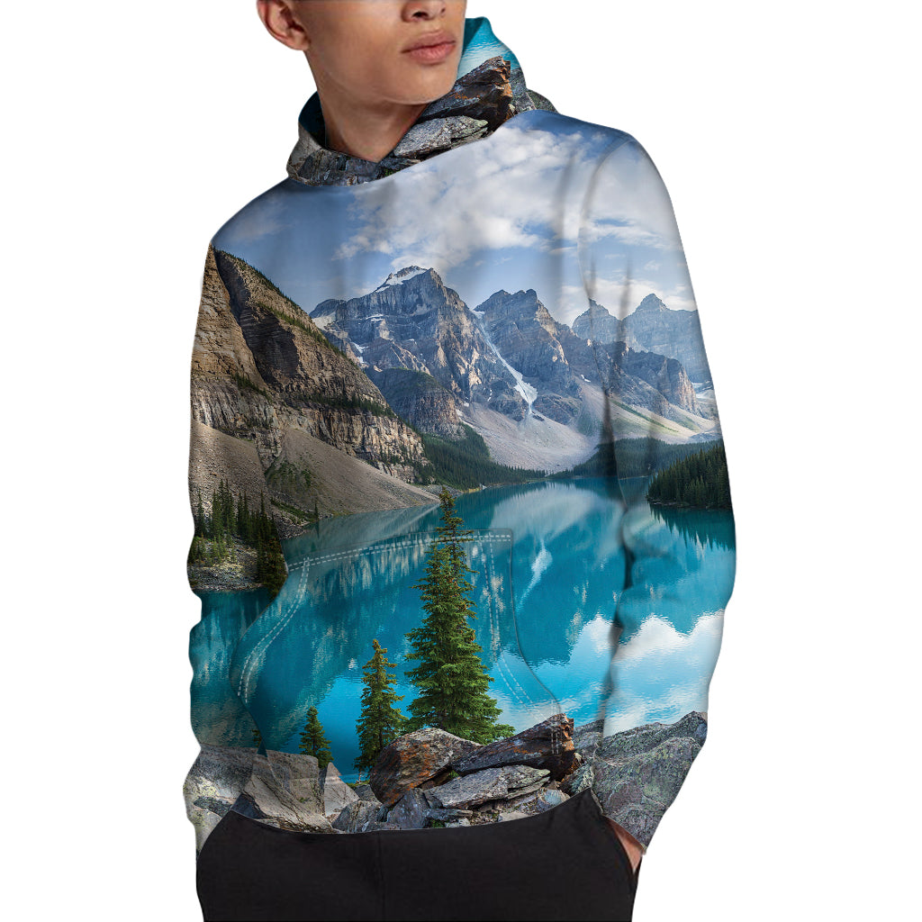 Rocky Mountain Print Pullover Hoodie