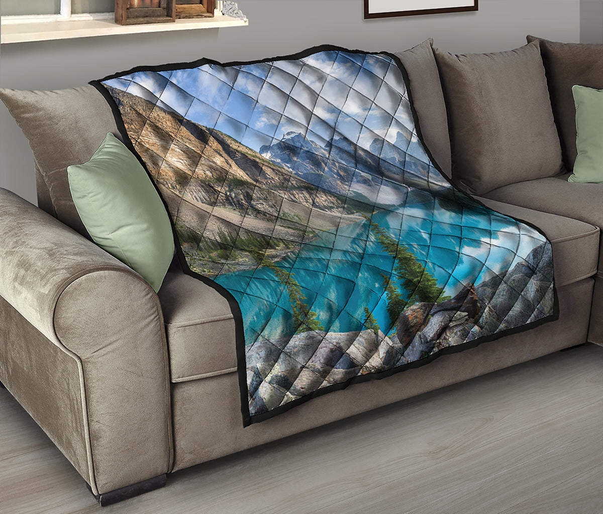 Rocky Mountain Print Quilt