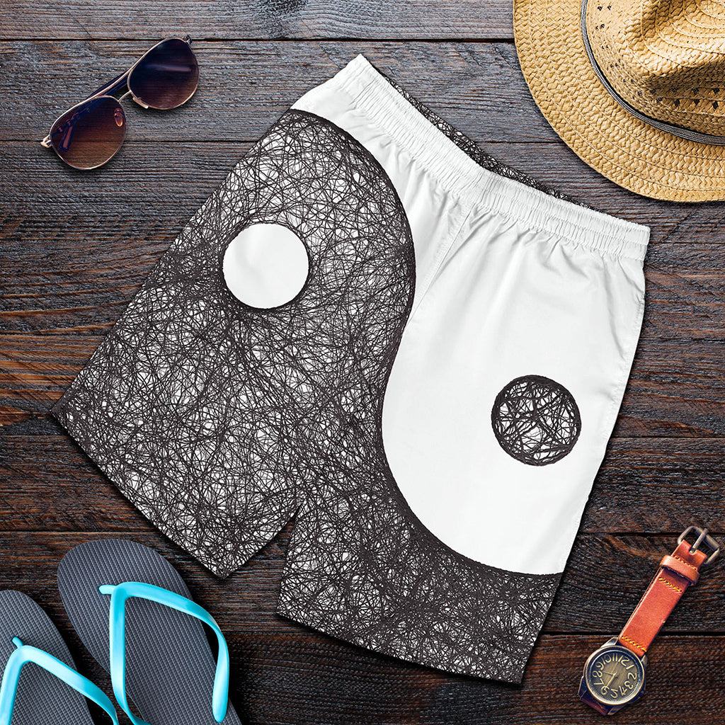 Roots Yin Yang Print Men's Shorts