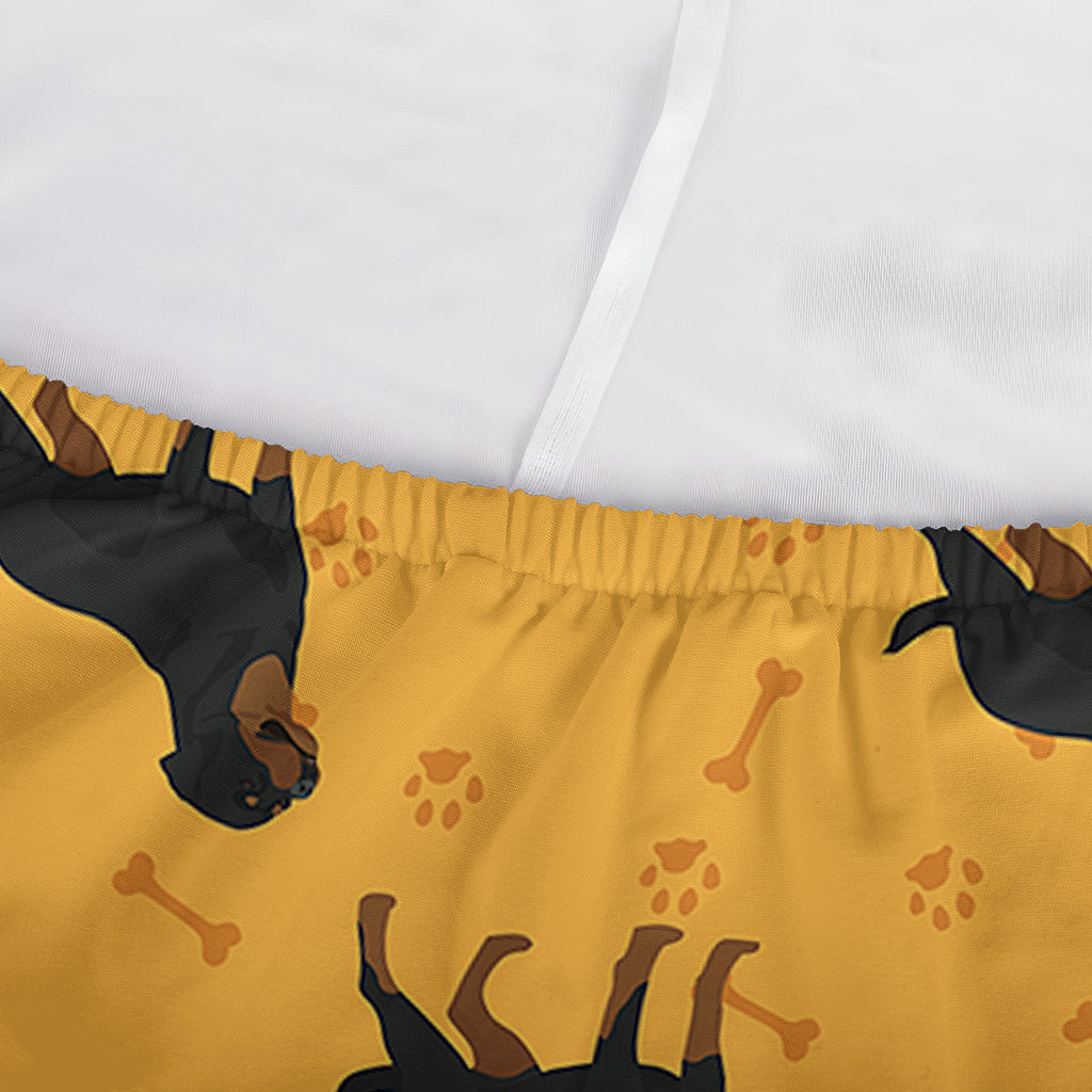 Rottweiler Dog Pattern Print Sofa Cover