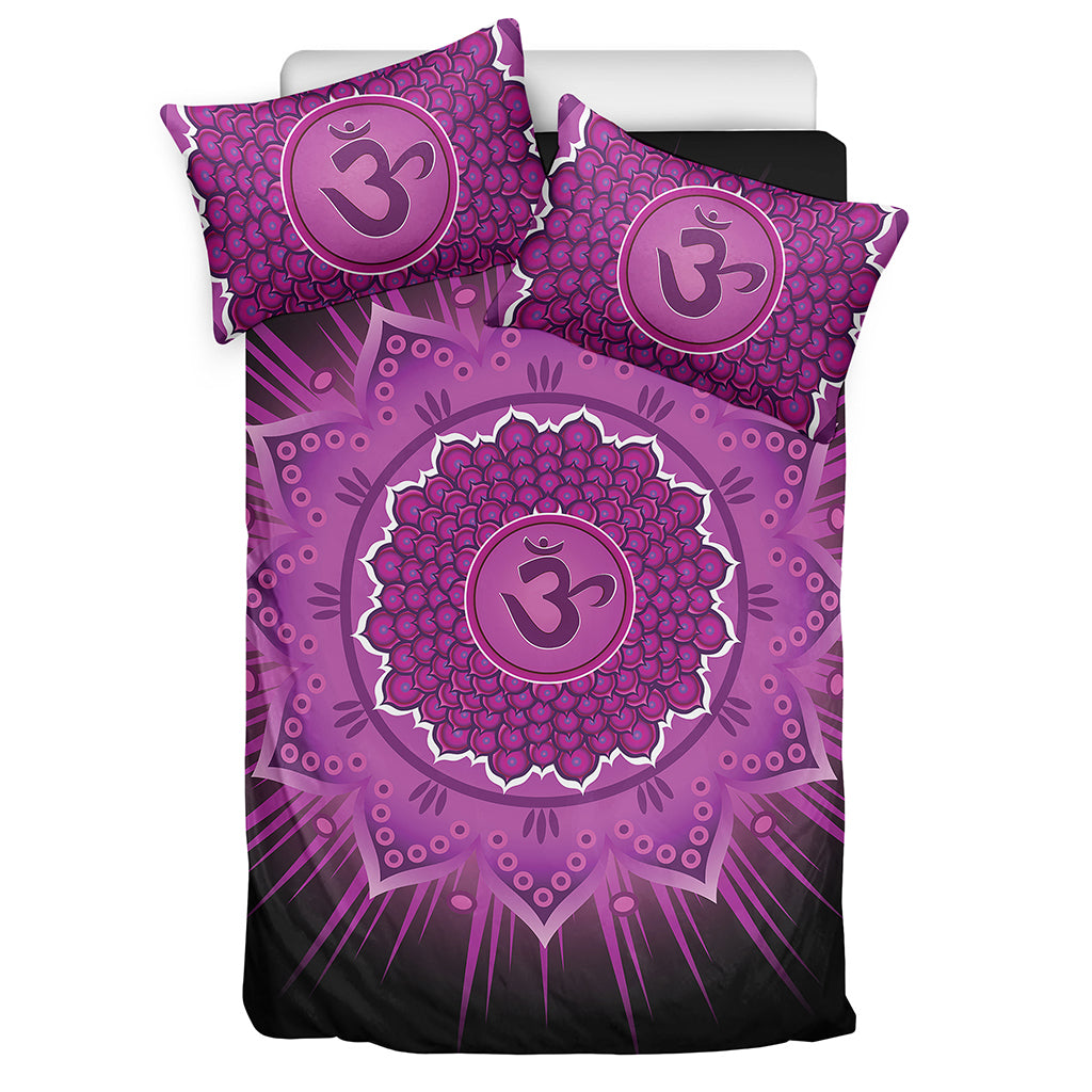 Sahasrara Chakra Mandala Print Duvet Cover Bedding Set