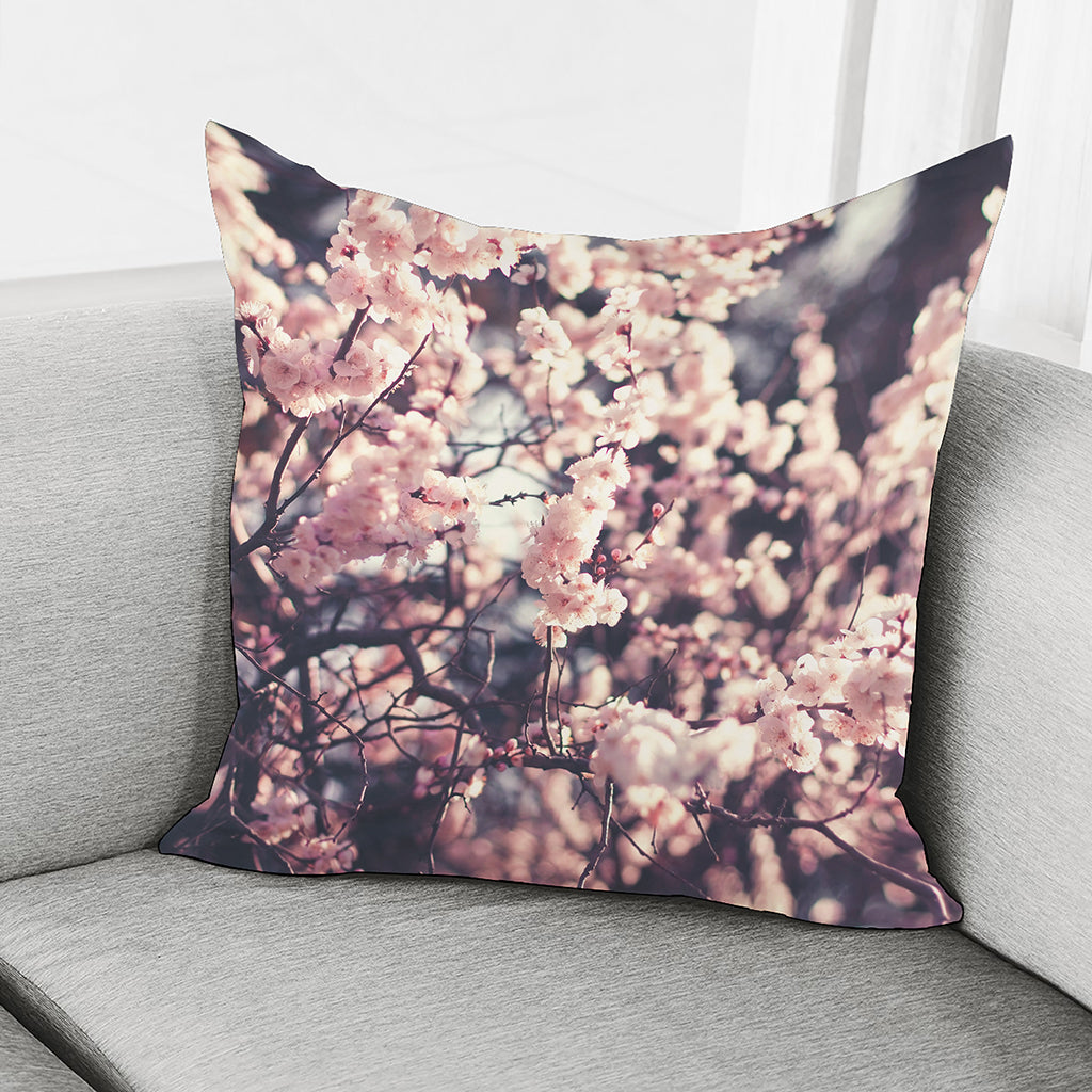 Sakura Cherry Blossom Print Pillow Cover