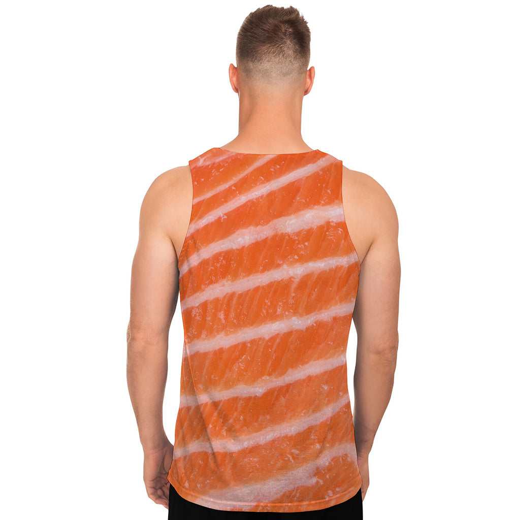 Salmon Fillet Print Men's Tank Top