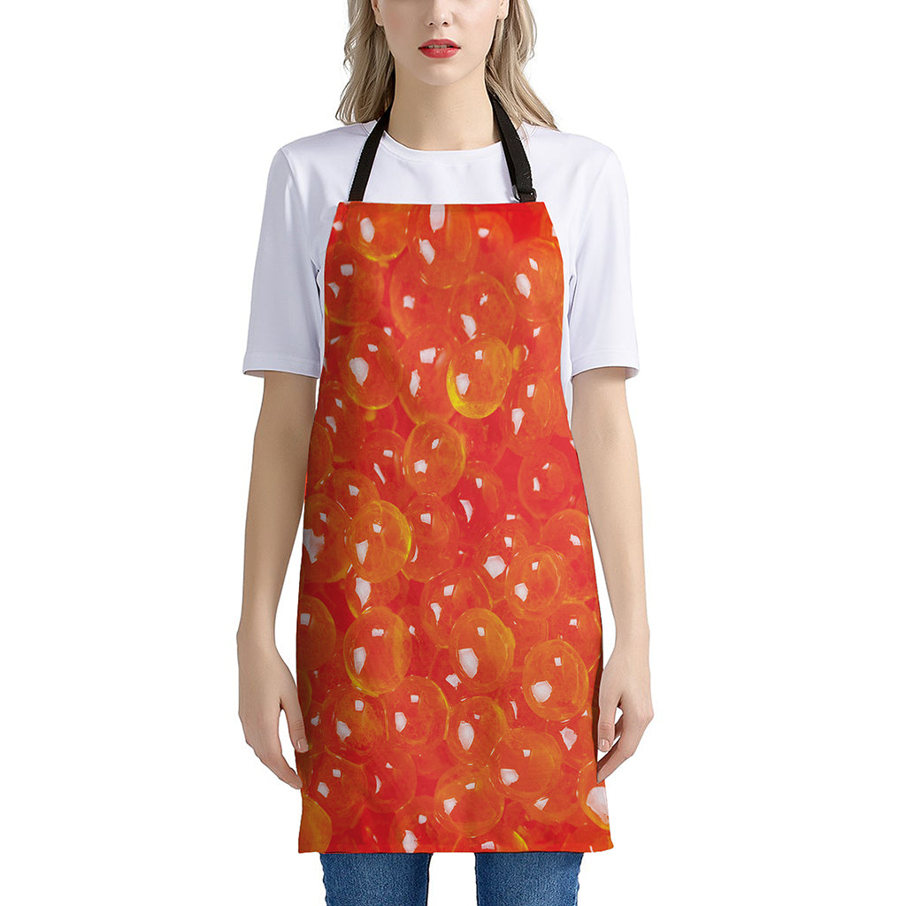 Salmon Roe Print Apron