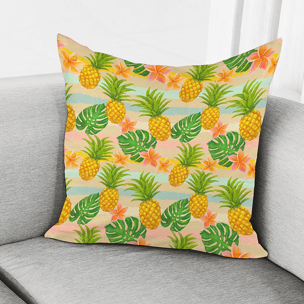 Sand Beach Pineapple Pattern Print Pillow Cover
