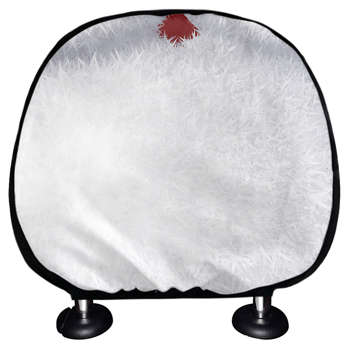 Santa Claus Beard Print Car Headrest Covers