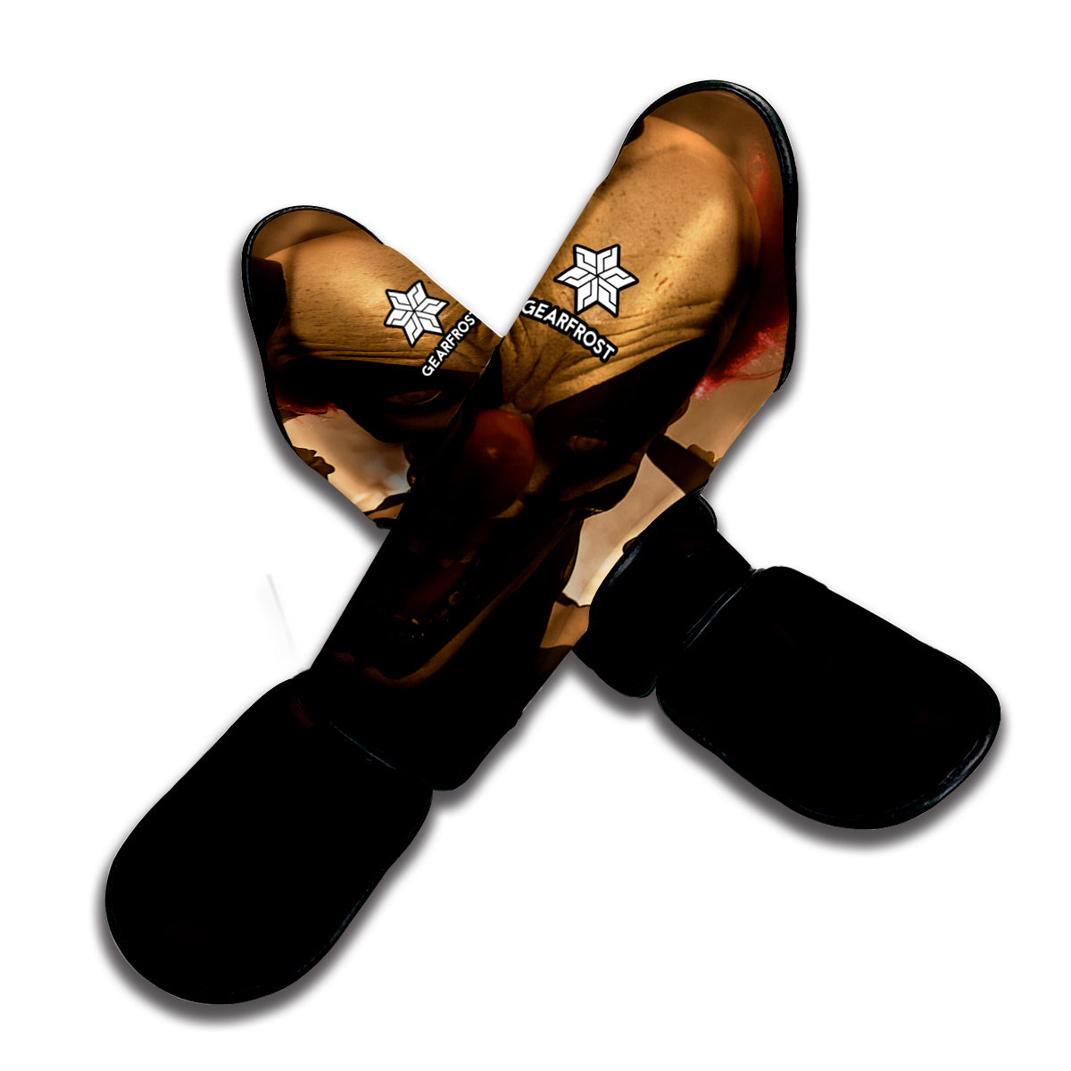 Scary Clown Print Muay Thai Shin Guard