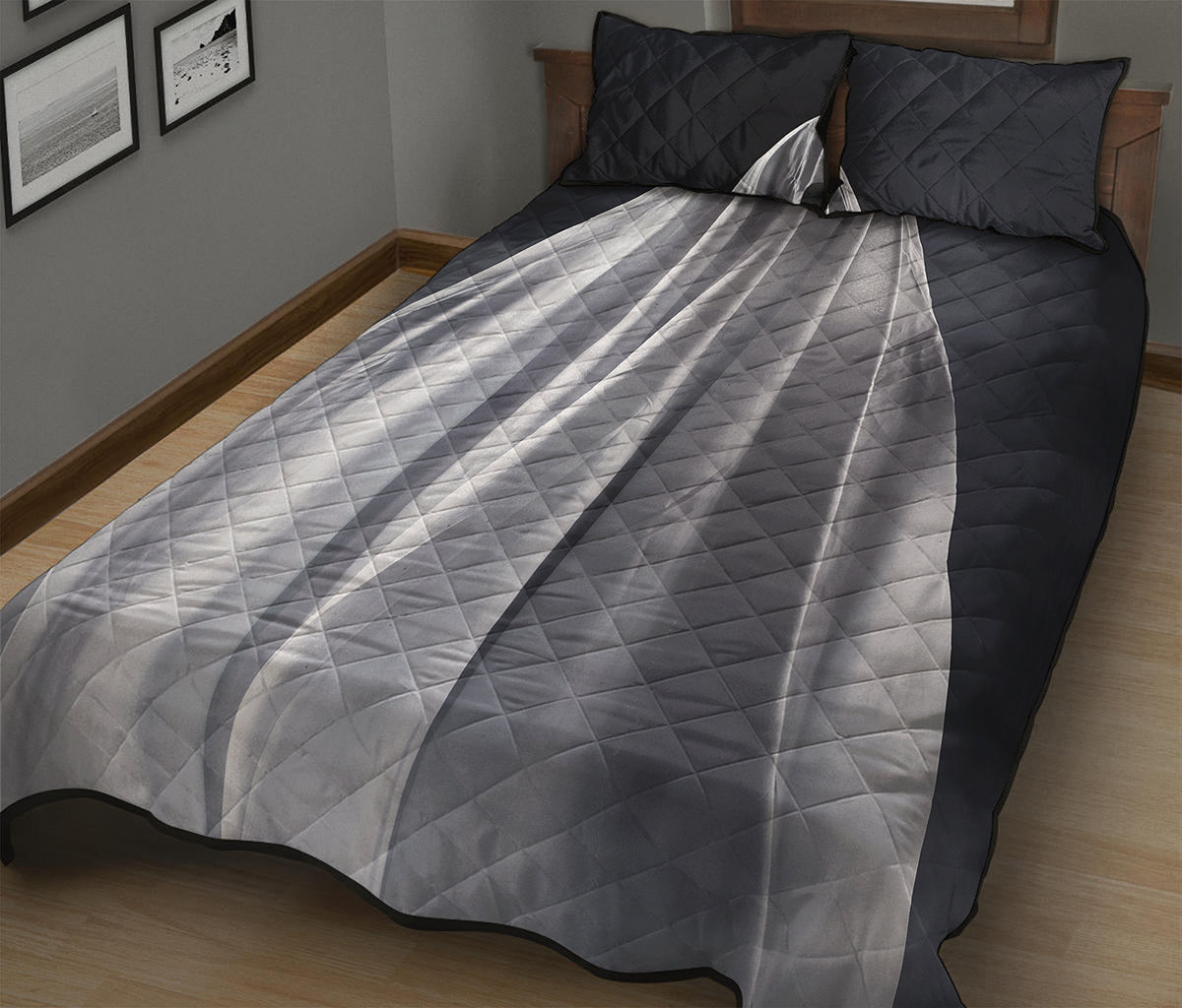 Scary Ghost 3D Print Quilt Bed Set