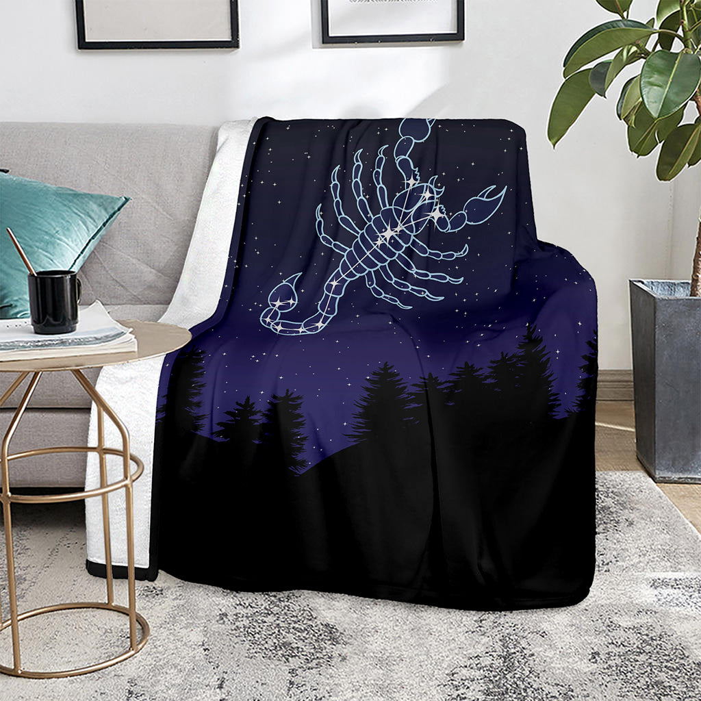 Scorpio Constellation Print Blanket
