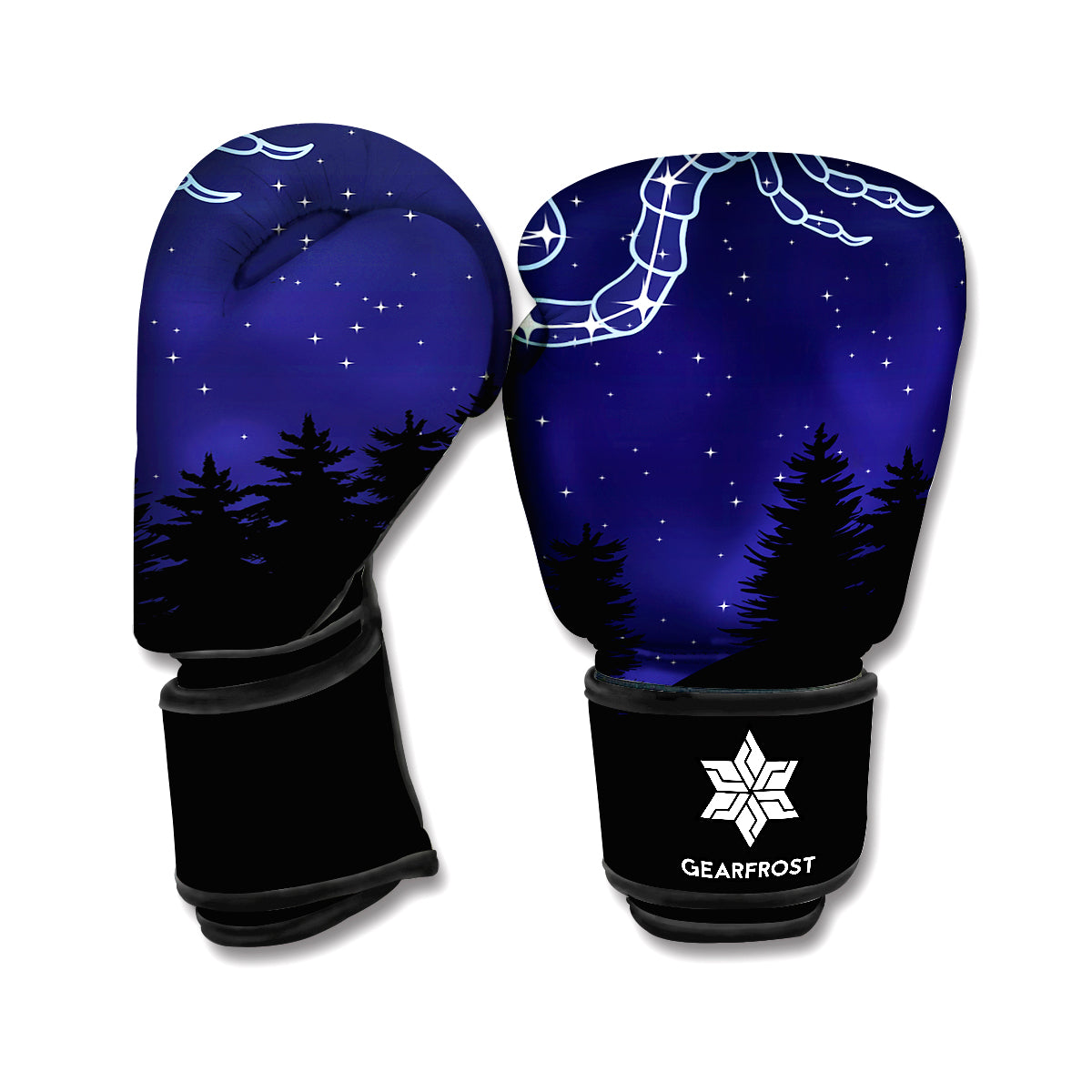 Scorpio Constellation Print Boxing Gloves