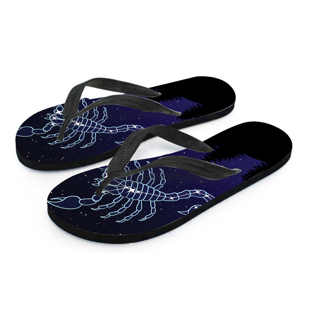 Scorpio Constellation Print Flip Flops
