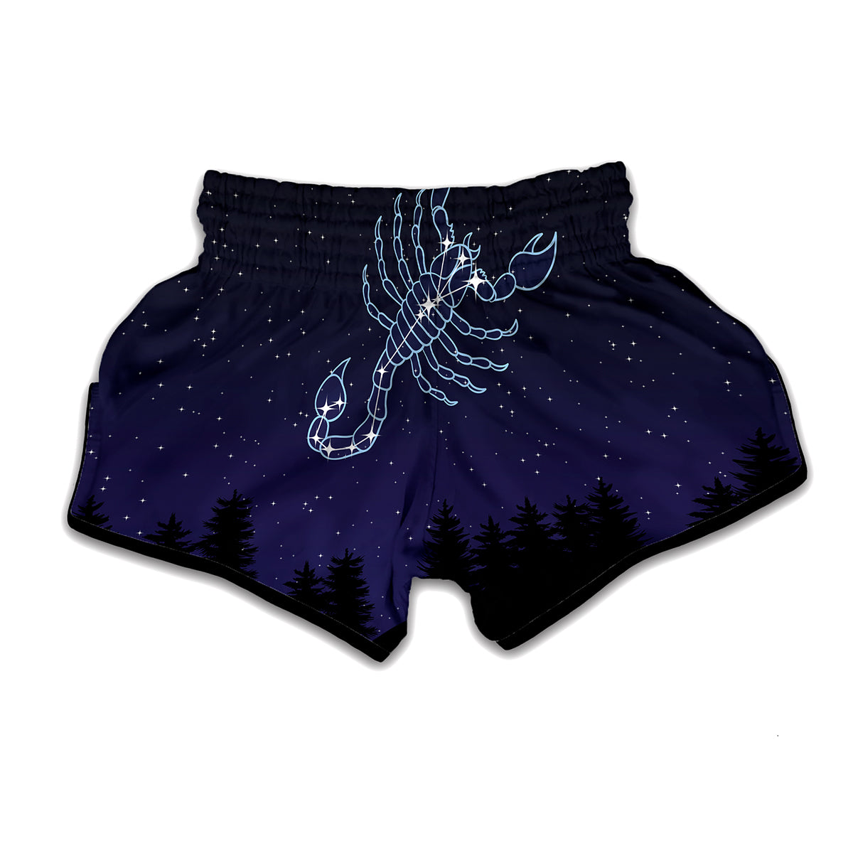 Scorpio Constellation Print Muay Thai Boxing Shorts