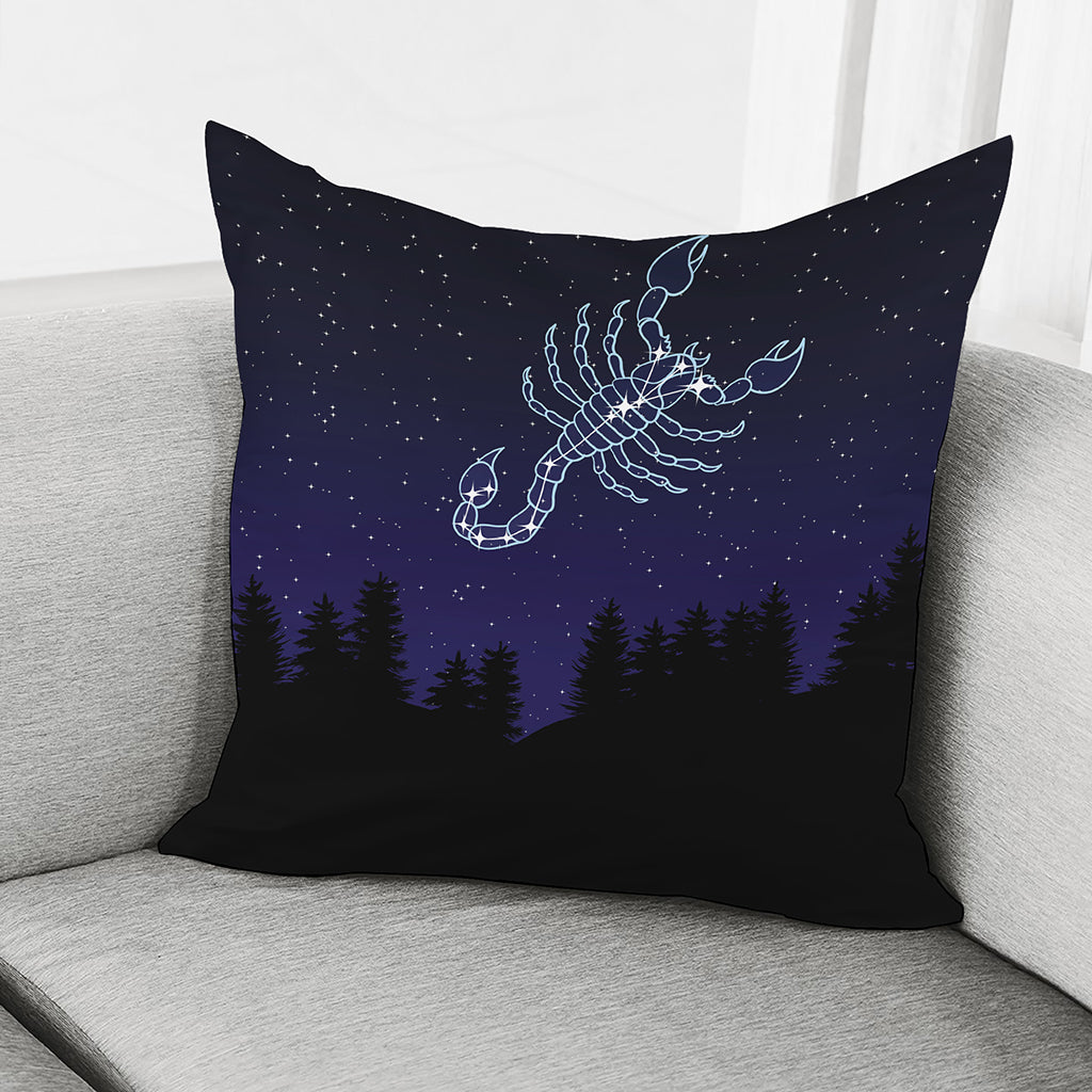 Scorpio Constellation Print Pillow Cover