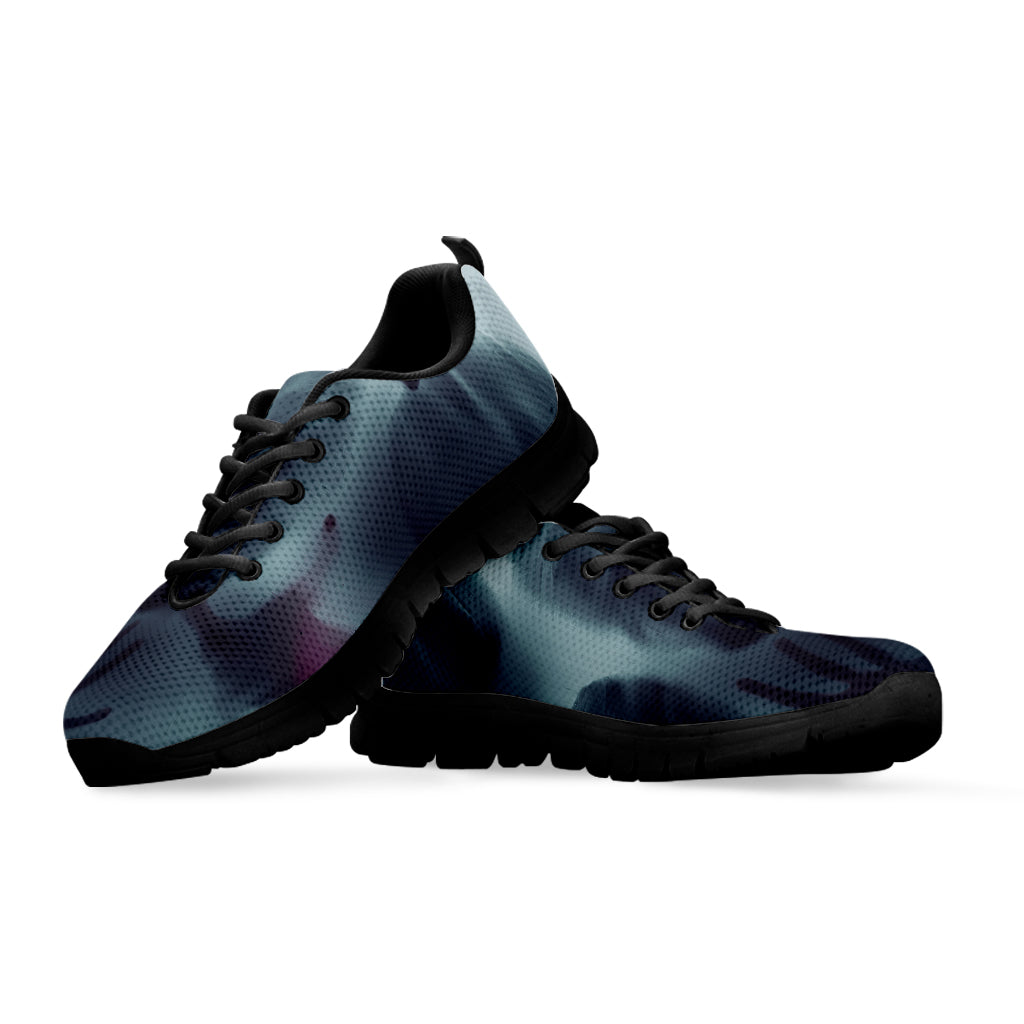 Screaming Horror Ghost 3D Print Black Sneakers