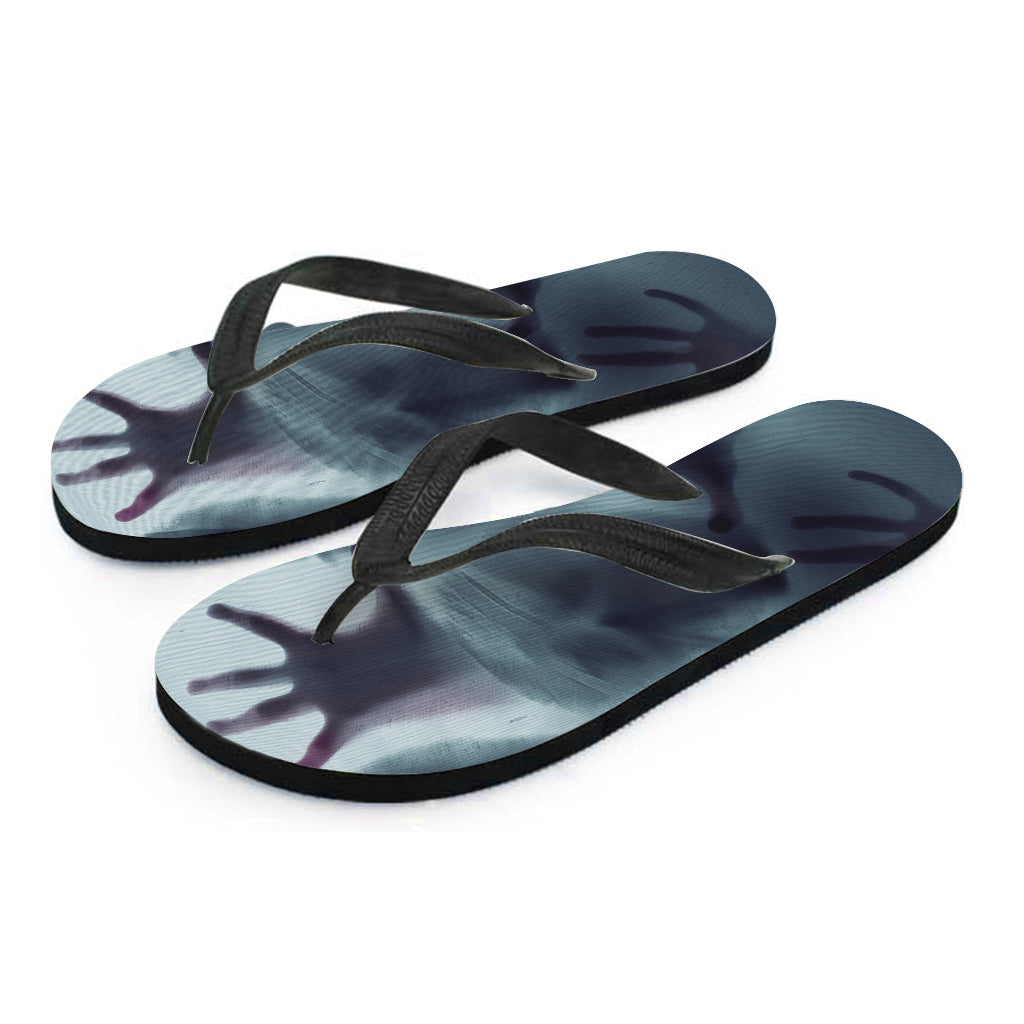 Screaming Horror Ghost 3D Print Flip Flops
