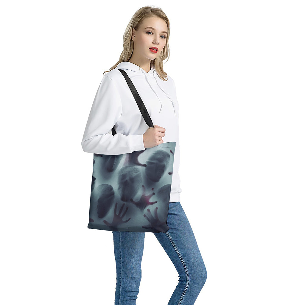 Screaming Horror Ghost 3D Print Tote Bag