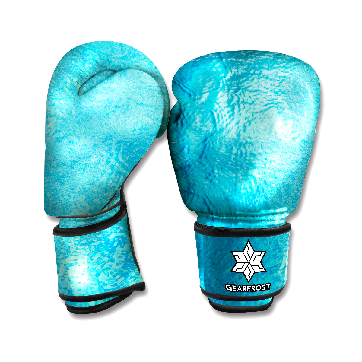 Sea Water Surface Print Boxing Gloves