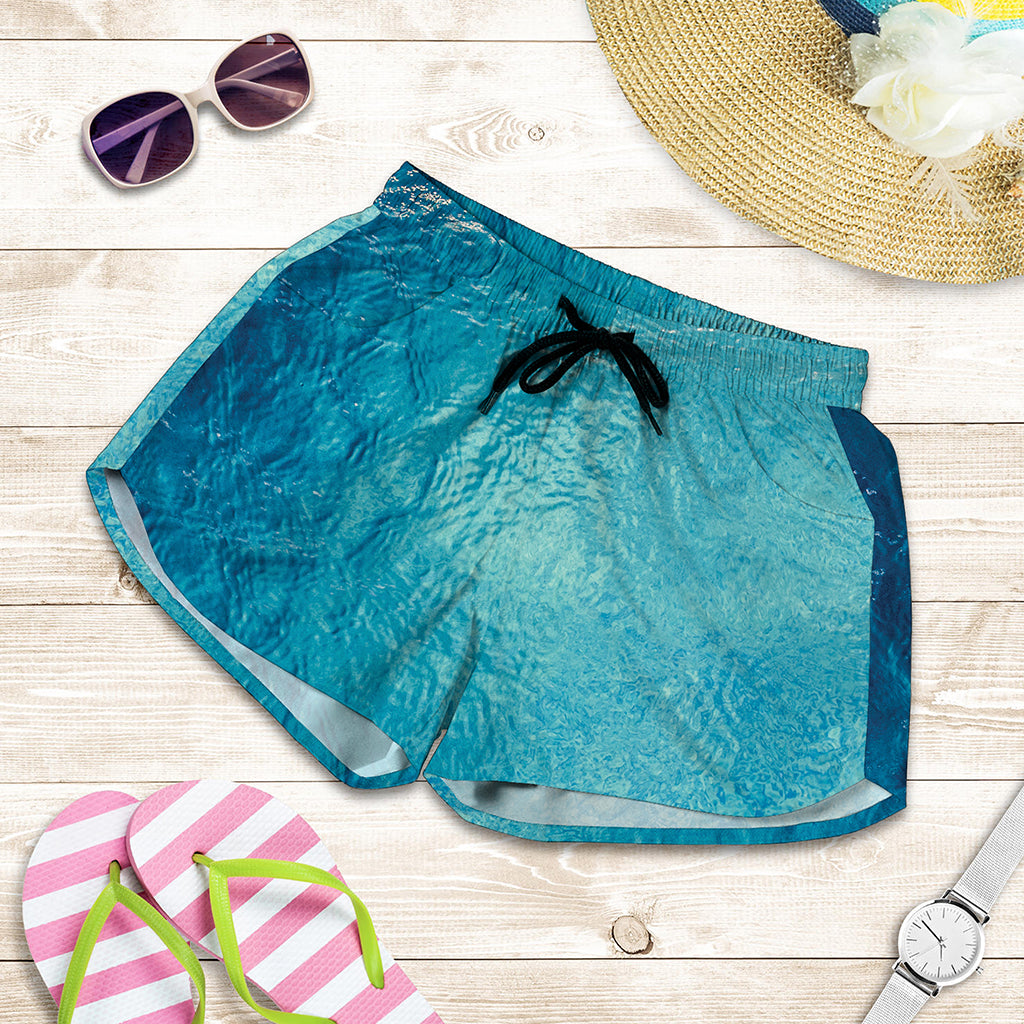 Sea Water Surface Print Women's Shorts
