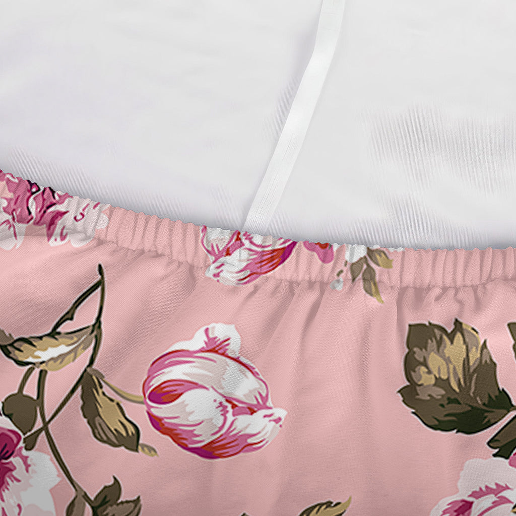Shabby Chic Vintage Floral Print Sofa Cover