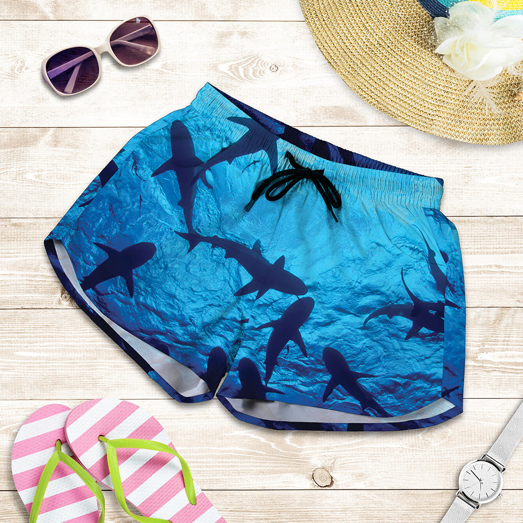Shark Underwear Print Women's Shorts