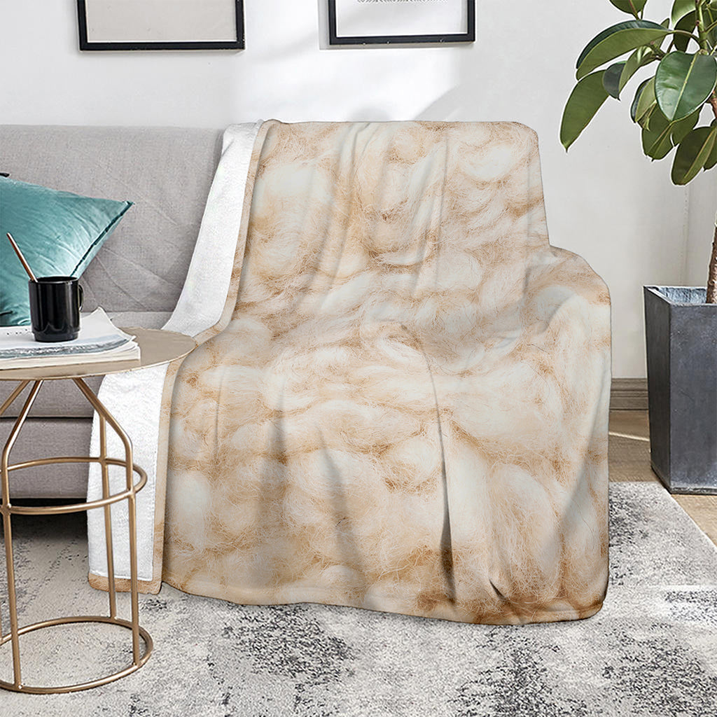 Sheepskin Print Blanket