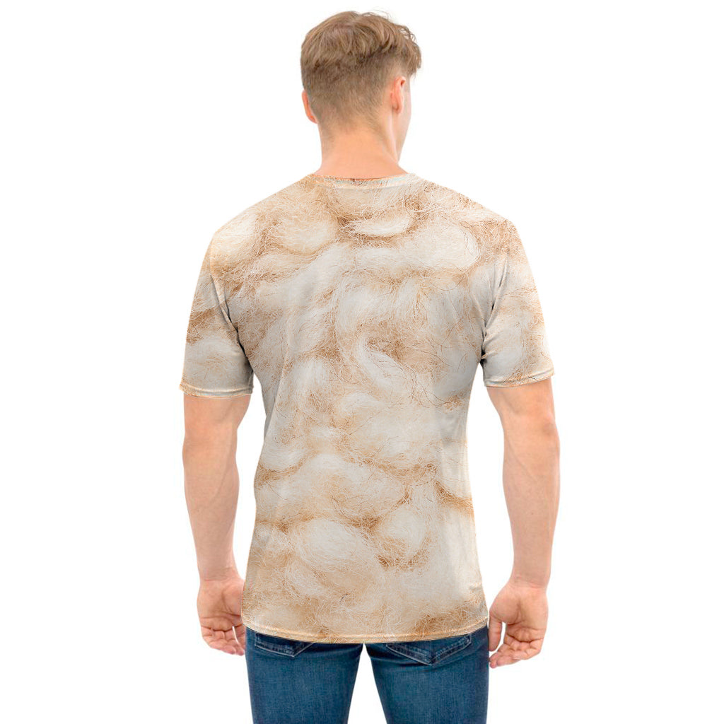 Sheepskin Print Men's T-Shirt