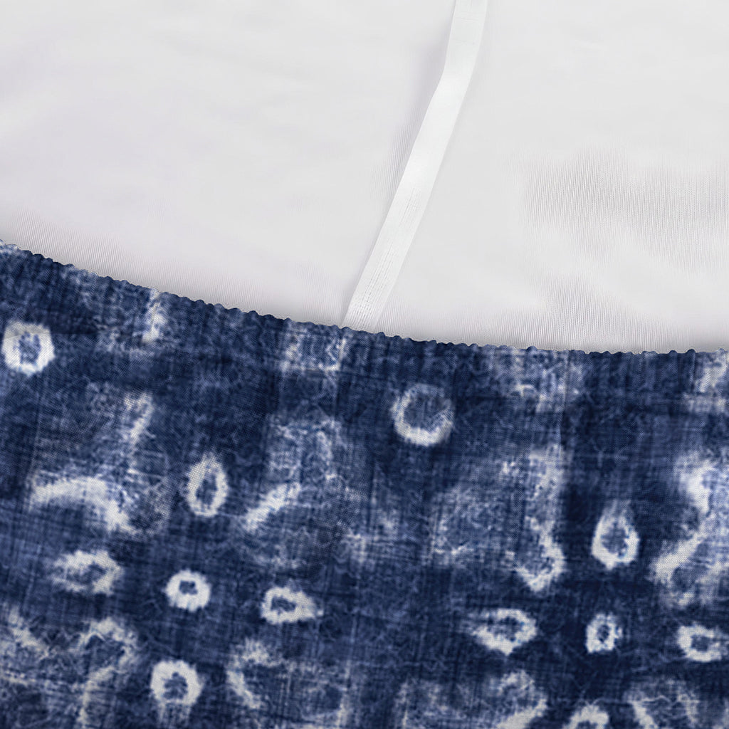 Shibori Floral Pattern Print Sofa Cover