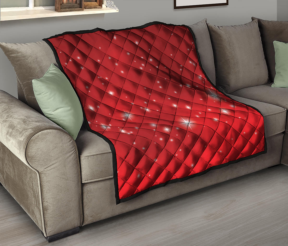 Shiny Sparkle Print Quilt