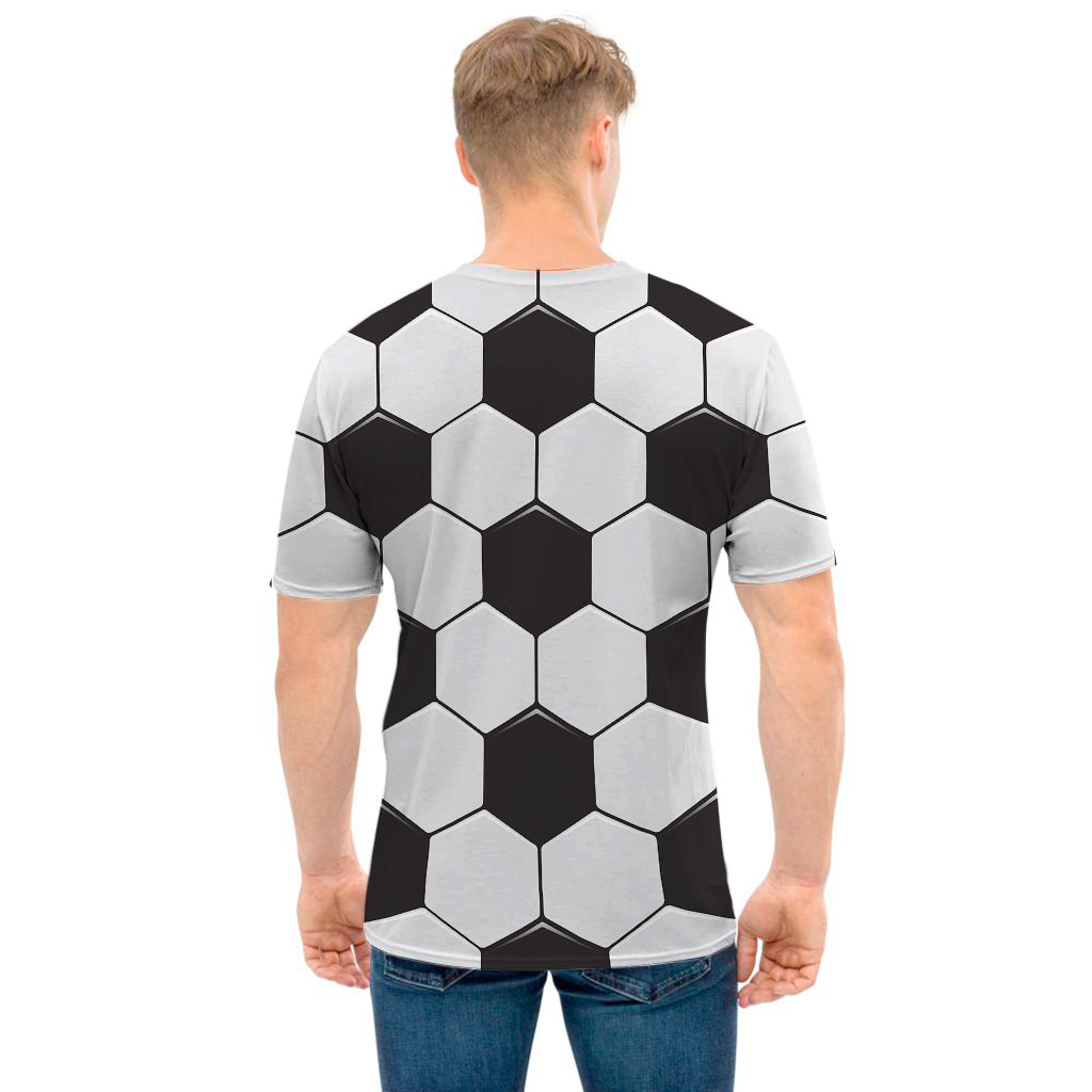Soccer Ball Print Men's T-Shirt